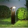 Partenopea Faretto Solare da Giardino LED 200LM con Picchetto, Luce Regolabile 3000K 4000K 6500K, Testa Inclinabile, IP65 Impermeabile, Lampada Esterno ABS per Aiuole Viali Decorazione