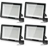 toobettp 4PCS Faretto LED 300W, Super Illuminoso 30000LM 6000K Faretti da Esterno