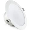 Lampo Lighting Technology LAMPO SYDNEY 17W TRICOLOR FARETTO LED INCASSO 17 WATT 1580 LUMEN TRICOLOR DIMMERABILE CON INTERRUTTORE PER CAMBIARE LA TONALITA' DI BIANCO 3000/4000/6000K CRI>80 100° FORO 145-155 MM