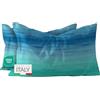 Dorian Home - Federe Cuscino Letto 50x80 Cotone 100% Puro, Morbido e Certificato, Coppia di 2 Federe Abbinate da Aggiungere al Set Copripiumino, Federa Cuscini 4 Stagioni con Comoda Patella di 18 cm