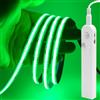 XUNATA Strisce LED COB Sensore Movimento - PIR 5V Batteria o USB, Autoadesivo per Armadi Scale (Verde, 2m)