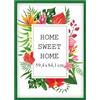 MG Design Cornice 59,4x48,1 cm - colore Verde, in legno, con vetro acrilico - da appendere in verticale o in orizzontale, senza sfondo, per foto, poster, puzzle