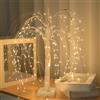 Generic Luci per Albero di Salice di Halloween, Luce Notturna a Led Artificiale In Salice, Luci Decorative a Forma di Ramoscello, 8 Funzioni, per Feste di Natale In Casa white Warm light