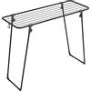 Rörets Stendibiancheria Nano Black - Modello in Acciaio Inossidabile a Pavimento, Meccanismo Blocca Gambe, Ganci per la Conservazione e 9 m di Superficie - 92 x 49 x 84 cm