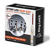 King Led KingLed - Striscia Led Pro High Performance 5 metri 36W 4000 Lumen Luce Fredda 6500K IP20 24V Larghezza 8 mm 300 Led Cod SNG3027