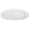 Eglo Palagiano 1 - Plafoniera LED, lampada da soffitto rotonda, in metallo e plastica in bianco, colore luce bianco neutro, Ø 38 cm