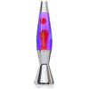 Mathmos Lampada lava Astro Baby Argento | Prodotta in Gran Bretagna dal 1964 | Lampada lava Viola/Rossa | Formula unica per lampade lava | Conforme ai più elevati standard di sicurezza