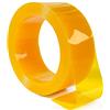 Anro - Tenda a lamelle in PVC morbido al metro, 2 mm, 2500 x 20 cm, colore giallo trasparente