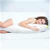 Beautissu Cuscino per il Riposo sul Fianco BeauNuit SK 200cm XXL - Cuscino Premium a Cilindro per Donne in Gravidanza - Dormire e Allattamento - supporto per il corpo imbottitura morbida in microfibra