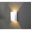YASTA Applique Led Lampada Parete 6W Rettangolare Luce Calda Interno Esterno