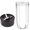 GIVBRO Magic Bullet sostituzione tazze, 16oz tazze parti di ricambio per 250W Magic Bullet Blender Juicer/Mixer MB1001 Accessori