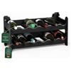 ARTECSIS Cantinetta Portabottiglie in Plastica Modulare 12 Bottiglie Nero