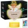 Maverton Luce Notturna Bambini con Targhetta Personalizzata