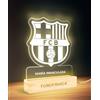 Panorama Calcio Lampada Led FC Barcelona 15x22 cm - Lampade Notturna di Metacrilato - Lampada USB Luce Led - Lampadario Cameretta Bambino - Regali Personalizzati e Originale