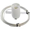 Luceplan Titania Cablaggio E27 bianco plastica cavo 3 m