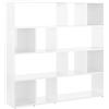 vidaXL Libreria/Divisorio Bianco Lucido 105x24x102 cm