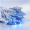 HAND - Luci Di Natale da Esterno Professionali a Risparmio Energetico e Alta Impermeabilità - Luminarie Natalizie da Esterno (Blu Zaffiro, 30 Metri (300 LED))