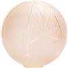 ORION LIGHTSTYLE Sfera di vetro per ricambio paralume, da 145 mm, bianco lucido, per dimensione del foro E14 42 mm, vetro di ricambio, stile vintage Oro opaco