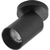 Arcchio Faretto Da Parete Interno, Soffitto Ruotabile Di 350° E 90° Spot Orientabile Moderno Lampada Lampadario Led 1x Gu10 Senza Lampadina nero