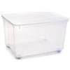 PlasticForte PLASTIC FORTE, Scatola portaoggetti, multicolore, 150 litri, con ruote