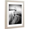 rahmengalerie24 Cornice portafoto Alice con passepartout e vetro acrilico, colore alluminio, 25 x 35 cm, dimensioni immagine 20 x 30 cm