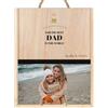 Wanapix | Cassetta in Legno per Vino Personalizzata | per Bottiglie Triple | Scatola Vino Legno (non inclusIe) | Coperchio Scorrevole | 29x38x10 cm | Festa del papà