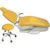 HAODING Impermeabile Cuoio Dell'unità Elaborazione Dentale Fodere Per Sedie, Rotonda Sgabello Da Bar Copre Sedia Dentale Coprisedile Protezione Dello Schienale Per Attrezzature Dentista 4 Pz/Set(Color:G)