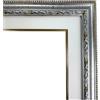 ITALIA CORNICI Maestri Artigiani I Cornice per Quadri Tele con Passepartout in Legno I Varie Misure I Personalizzabile I Noce Rosa Oro Crema (Crema, 30 x 45 cm)