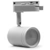Generico UNIVERSO TRACK LIGHT DA BINARIO MONOFASE CON PORTALAMPADA PER LAMPADINE GU10 COLORE BIANCO E NERO (BIANCO)