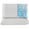 Nuvole di Sonno- Cuscino Massaggiante in Memory Foam HD Guanciale Ortopedico Alto 13 cm da Letto con Rivestimento Lavabile Ergonomico e Correttore per Collo Made in Italy