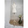 Generico AILANT Manichino donna sartoriale light wood stand (cream, 42/44 M)