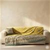 Bassetti Granfoulard Telo Copridivano, Copritutto, Telo Arredo Gran Foulard per divano, Copriletto, Copritavolo, cm 270x270 (TIGULLIO ORO)