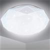 maolo Plafoniera LED Soffitto Crystal Starry Sky Design Moderno con Effetto Cielo Stellato Camera Da Letto (36W, Luce fredda)