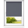 time4blinds Mini Basic tenda a rullo - Non invasiva - Tenda a rullo per finestra all'interno senza forare - Maniglie non invasive - 500x1400mm Grafite Operato sul Lato Destro