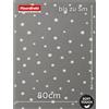 Floordirekt Tappeto passatoia con Motivo, Realizzato su Misura, per Cucina, corridoio e Soggiorno, Ornamento Vintage a griglia Orientale (80 x 150 cm, Pois Bianchi)