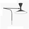 AoLa Applique Vintage Orientabile con Spina Lampada da Parete Regolabile con Braccio E14 Lampada da Comodino Illuminazione da Parete di Design Industriale per Corridoio,Nero