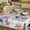 Manifattura Tessile Tovaglia Antimacchia Cotone Resinato Liquidproof per Uso Interno ed Esterno - Foglie Autunno, Rettangolare x18 420
