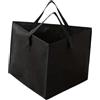 Baoblaze Contenitore Portaoggetti per Grucce, Borsa Portaoggetti Triangolare in PVC E Nylon Impermeabile, Borsa Organizer per Appendiabiti con Manici per Lavanderie, Guardaroba, Ripostigli, Nero