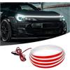 DISCORAMA® STRISCIA LED PER ESTERNO AUTO 12V 120CM LUCE BIANCA DI MARCIA DIURNA PER COFANO
