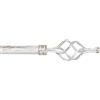 emmevi Bastone Tenda Ferro Estendibile Asta Scorritenda mod.BASTONE TENDA VORTICE 160-300 SHABBY CHIC