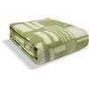 Nada Home Coperta Invernale Misto Lana Singola 1 piazza Boston Blankets 150x210 cm Made in Italy Calda Morbida e Confortevole 1 posto