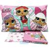 Il Filo Completo lenzuola Bimba letto singolo 100% cotone stampa alta qualità con personaggi (Rosa)