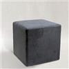 AM DESIGN Pouf, POUFF, Puff, PUF, CUBO, Microfibra, sfoderabile, poggiapiedi, Seduta, Design, Made in Italy (Grigio Scuro)