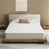DEWINNER Materasso Foam 140x190, Altezza 22CM, Materasso a una piazza a mezza 140x190 a Memoria in schiuma, Rigidità media, Supporto Perfetto, Alleviamento Punti di Pressione, Grigio