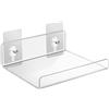 SPORTARC Scaffali galleggianti in acrilico, espositore da parete adesivo trasparente, mensola in acrilico senza punzonatura per camera da letto, bagno, cucina, soggiorno