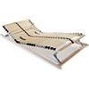 vidaXL Rete a Doghe 7 Zone senza Materasso con 28 Doghe 90x200 cm