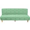 Hixingo Copridivano Senza Braccioli Lavabile, Copridivano 3 Posti Stampa Fiore d'Epoca Antiscivolo, Copri Divano Elasticizzato Fodera per Divano Letto Clic Clac (Boho,M:160-190cm)