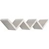 MODULARREDO | SAETTA Mensola da Muro, Mensola Cameretta, Mensola da Parete, 57x11 p15.5 cm, Rovere Grigio - Made in Italy