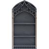 Cnrfeoap Supporto da parete in legno a più livelli per mensole, elegante finestra per roccia e pietre, espositore per soggiorno