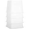 Ejoyous Alzata per letto 10 cm Alzata per sedia Alzata per mobili Divano Tavolo Sedie Alzata per gambe Immagazzinaggio Colore legno Pedana Alzata per mobili 4 pezzi